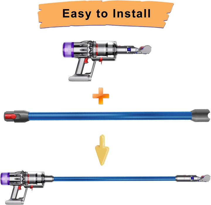 Schnellspanner Verlängerungsrohr für Dyson V12 Detect Slim Stabstaubsauger, Ersatzteile Verlängerung