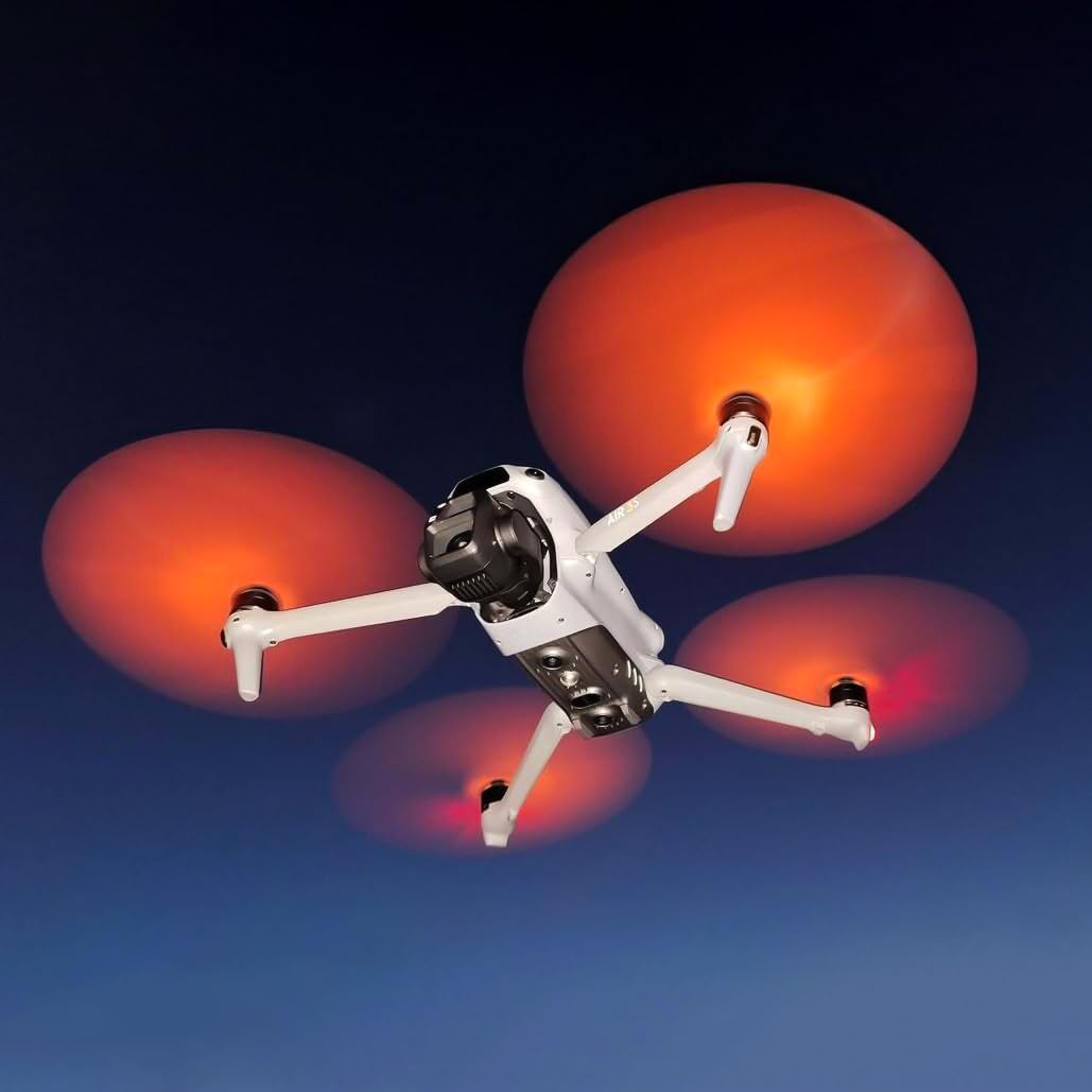 Master Airscrew Stealth Propeller kompatibel mit DJI Air 3 - Orange, 4 Stück, Orange