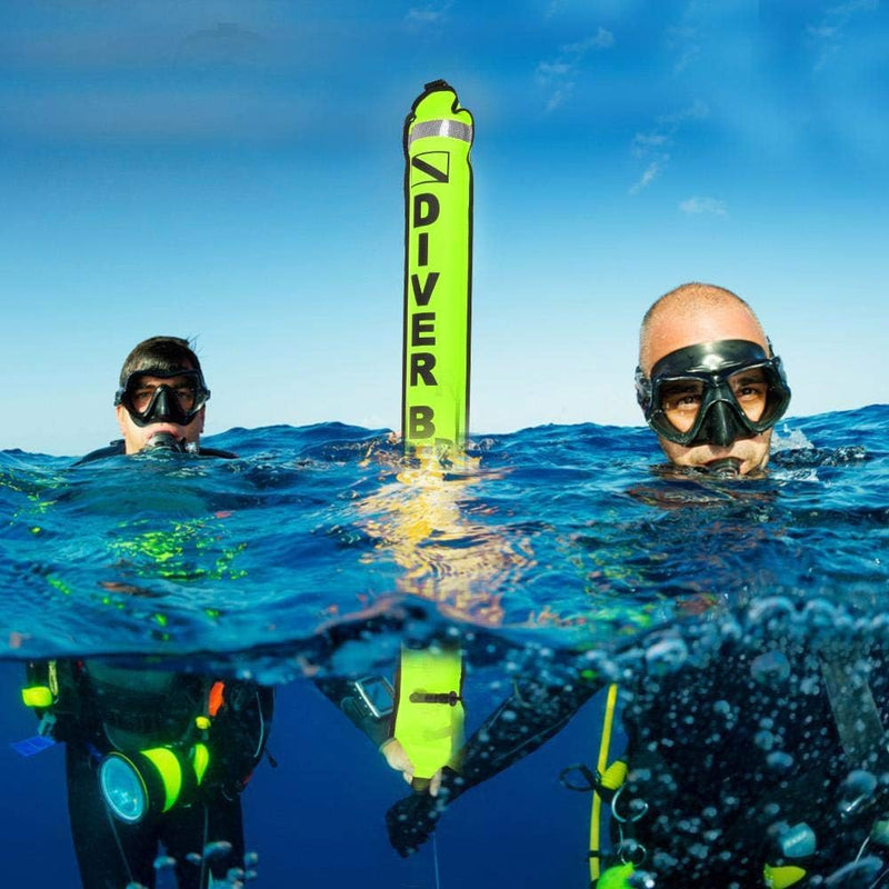 Tbest Tauchboje Diving Signalboje Dekoboje Hohe Sichtbarkeit Boje Aufblasbares schwimmboje Markierun