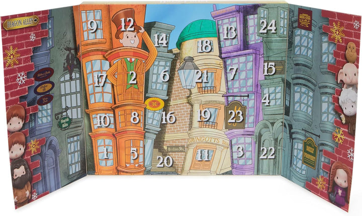 Harry Potter "Weihnachten in der Winkelgasse" Adventskalender 2025 mit 24 Überraschungen, 15 Figuren