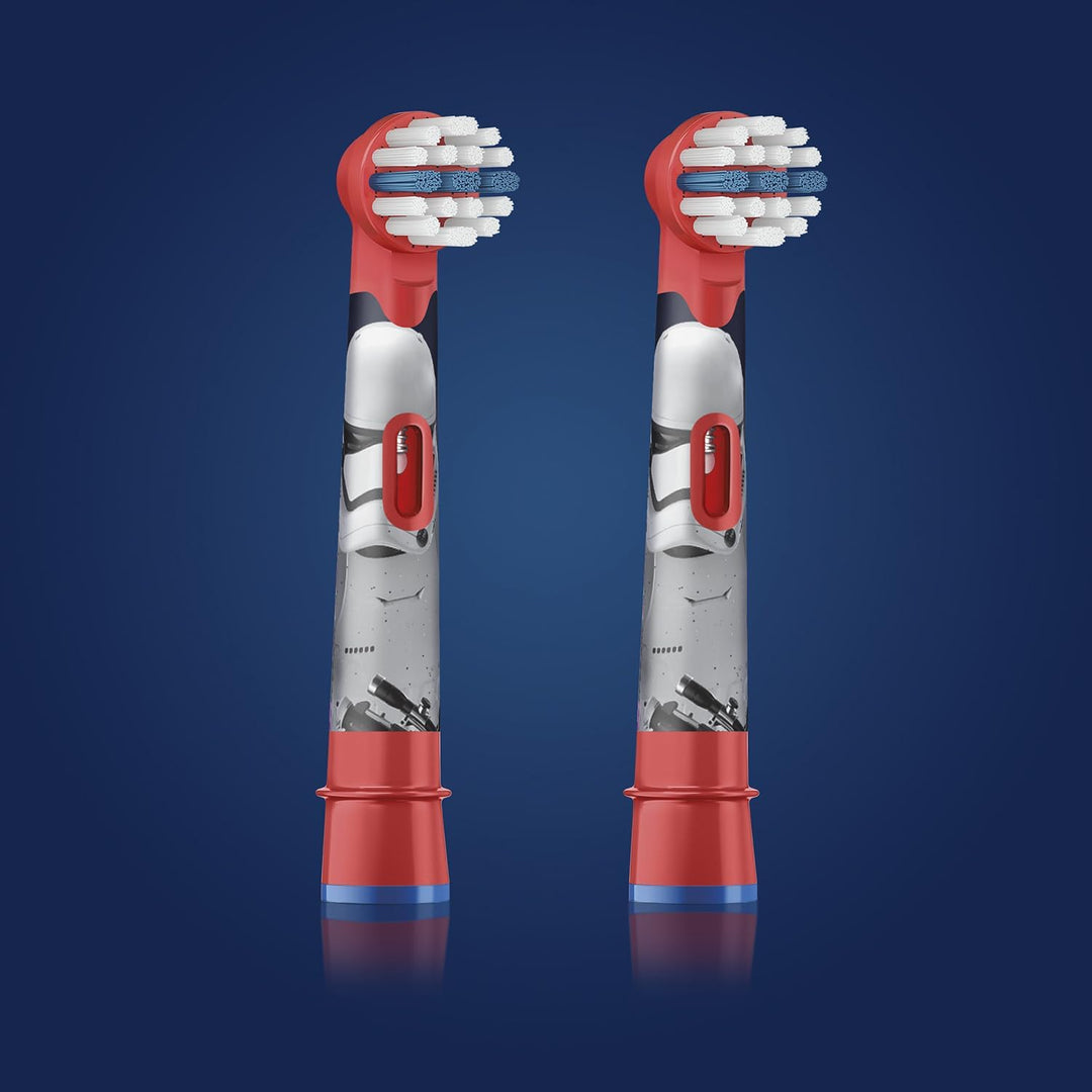 Oral-B Pro Kids Aufsteckbürsten für elektrische Zahnbürsten, Disney Star Wars, 4 Stück, entworfen fü