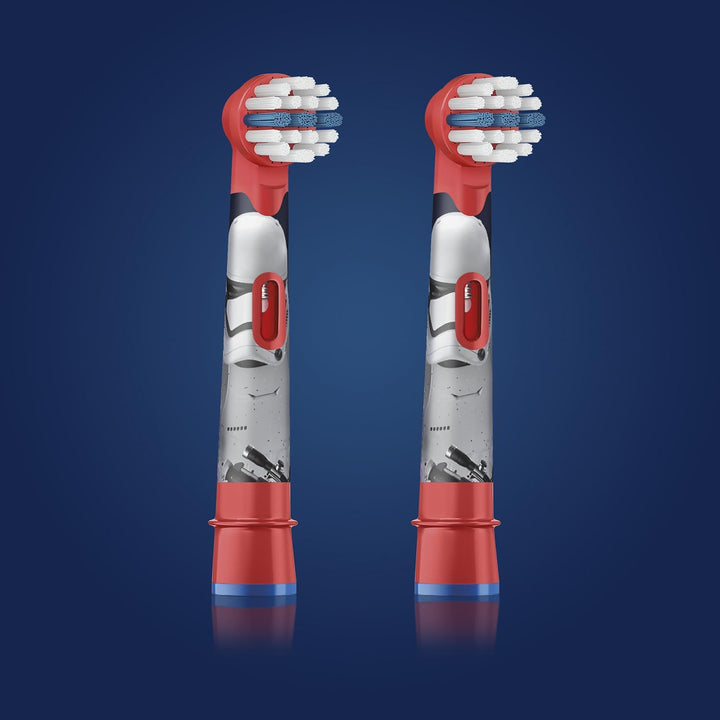 Oral-B Pro Kids Aufsteckbürsten für elektrische Zahnbürsten, Disney Star Wars, 4 Stück, entworfen fü