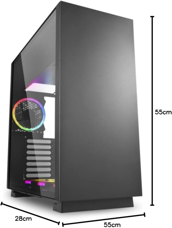 Sharkoon Pure Steel PC Gehäuse RGB Schwarz/RGB