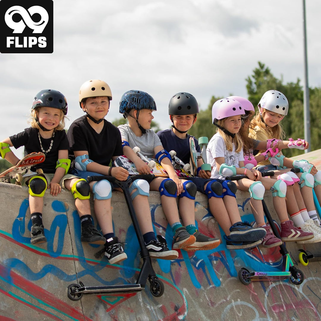 Schoner Inliner Kinder - TÜV Rheinland GS Zertifizierung - Flash Skateboard-Schutzausrüstung Inliner