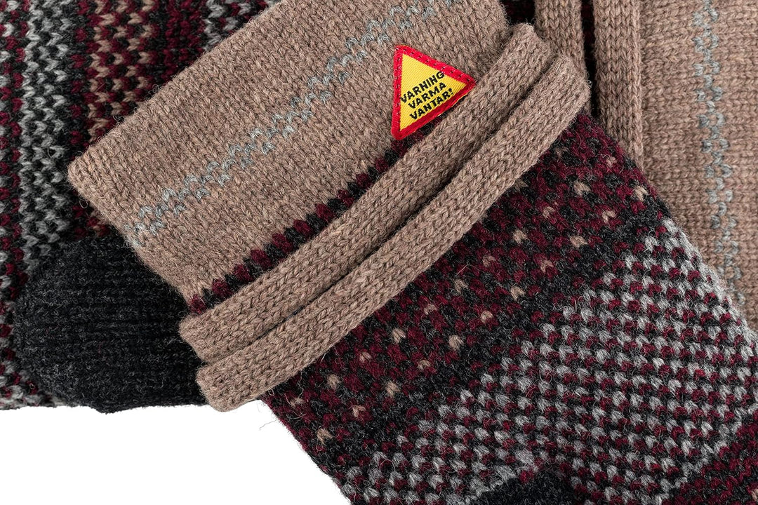 ÖJBRO VANTFABRIK Fäustlinge 4 Lagen 100% Merinowolle versch. Modelle, Grösse S-L (6-11) Handschuhe S