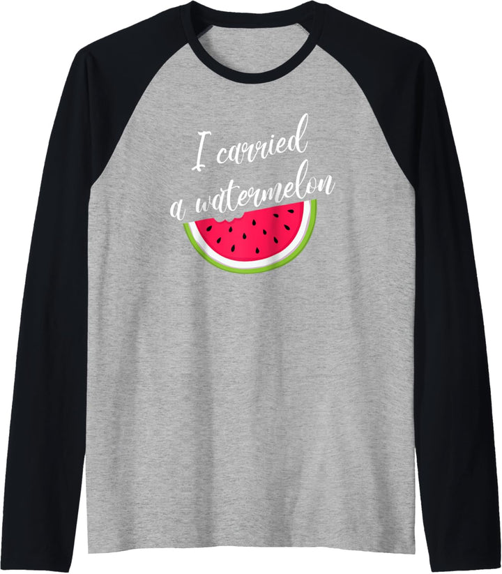 Melone Sommer Urlaub - Wassermelone Raglan