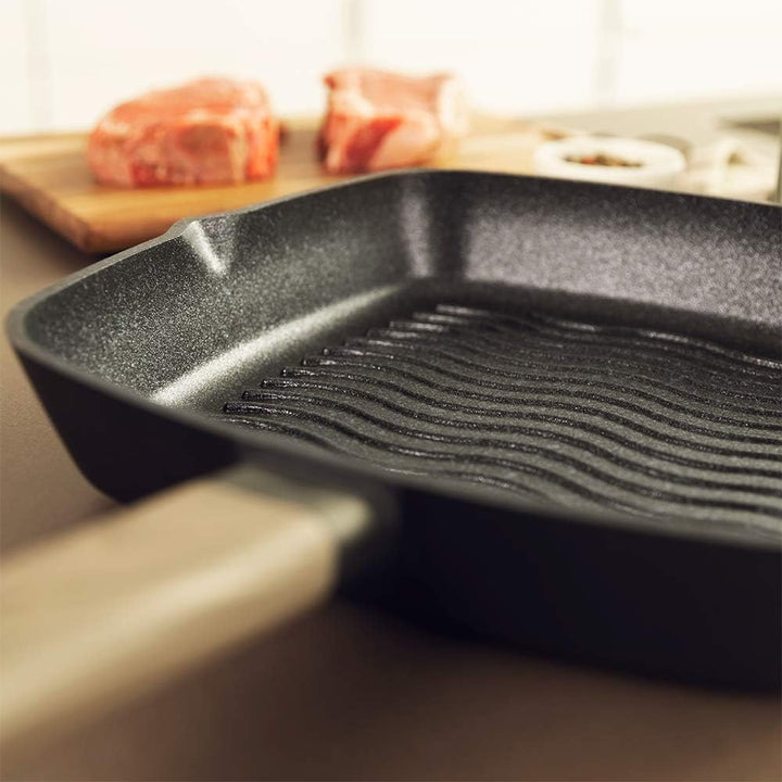 Cecotec Grill Polka Excellence 28 Grill Force, Durchmesser 28 cm, Aluminiumguss, Antihaftbeschichtun