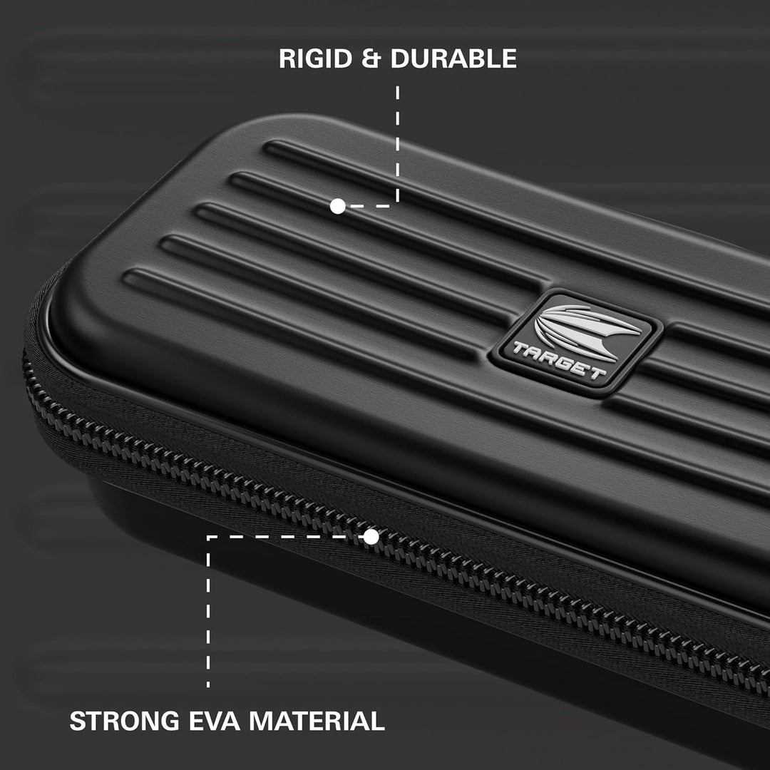 Target Darts Takoma Regular Darts Case - Holds x 1 Satz Darts Brieftasche Schwarz, Schwarz