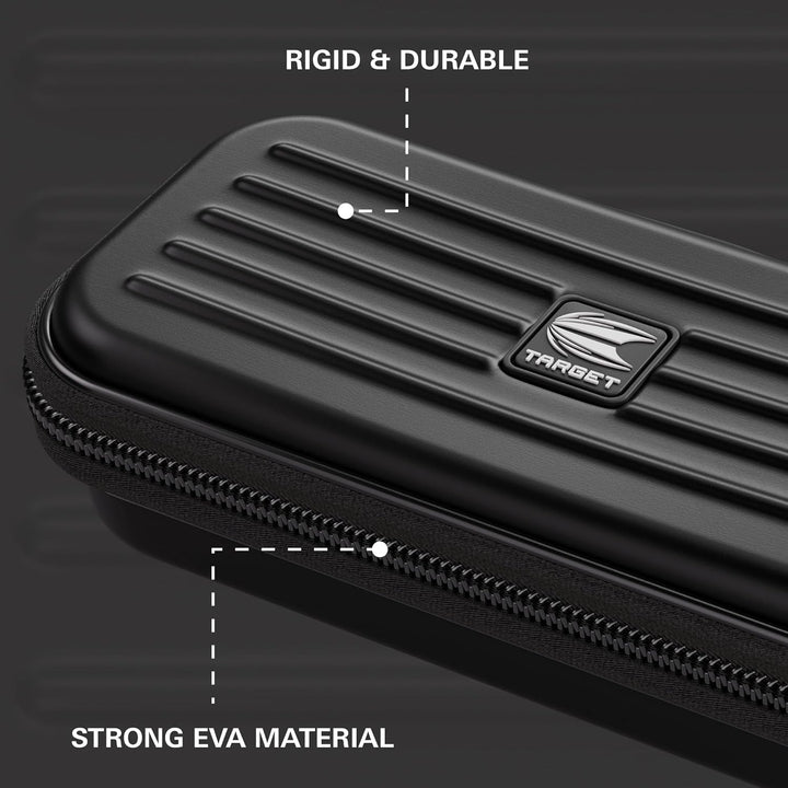 Target Darts Takoma Regular Darts Case - Holds x 1 Satz Darts Brieftasche Schwarz, Schwarz