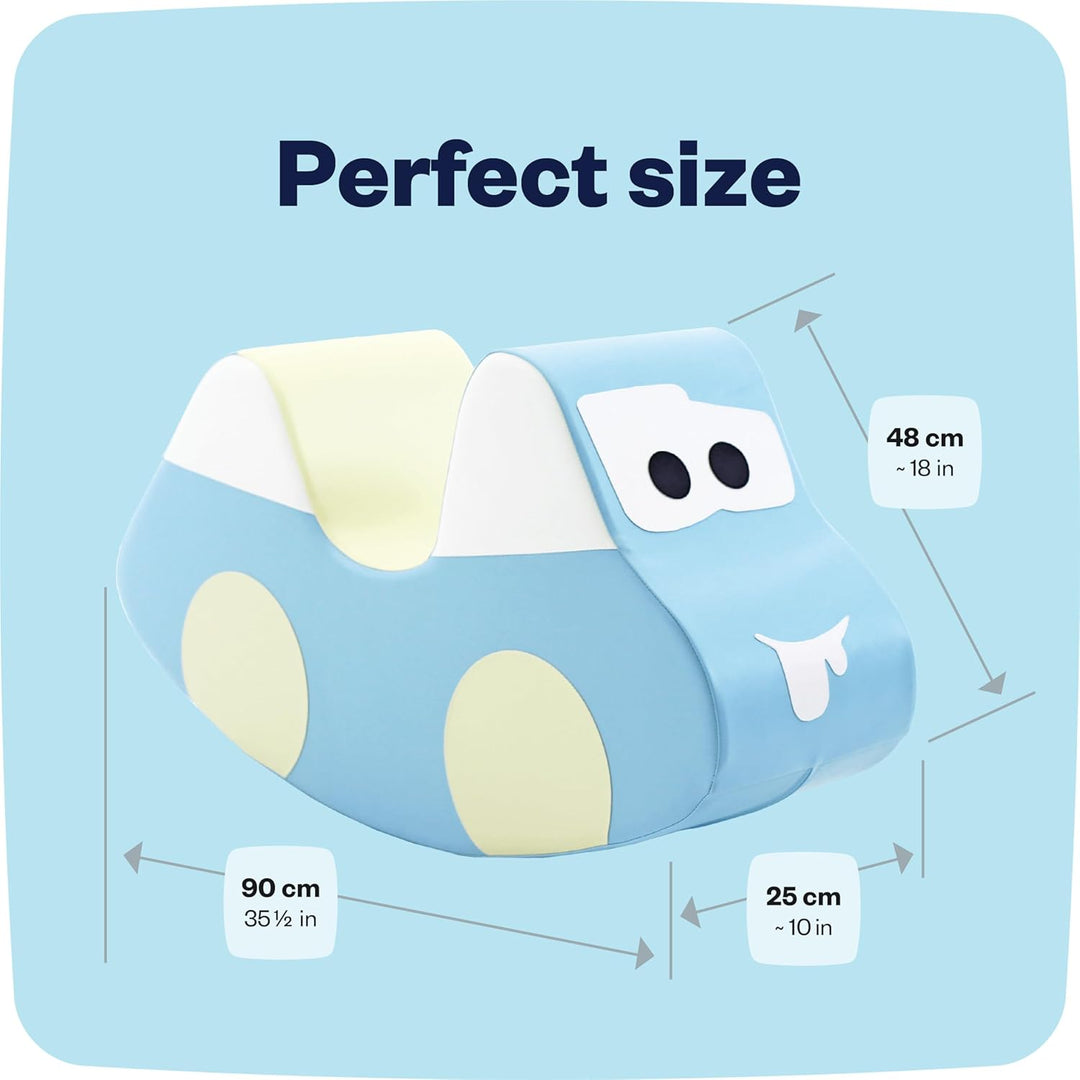 IGLU SOFT PLAY Schaukelpferd Kinder Schaukeltier Baby Schaukelspielzeug Spielzeug (Pastel), Pastel