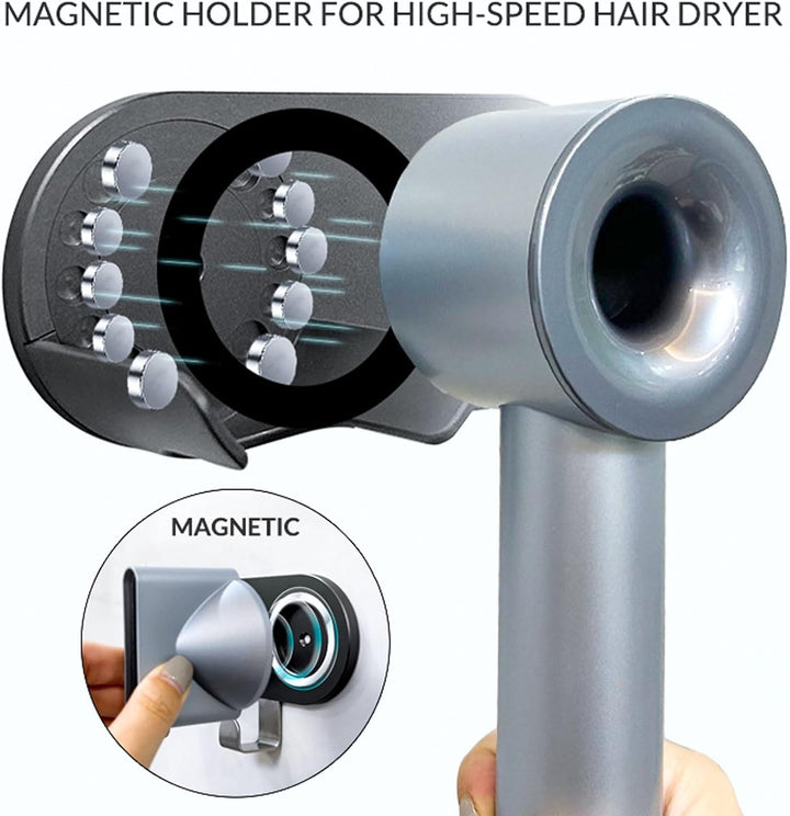 simpletome simpltome Haartrocknerhalter Wandhalterung für ALLE Magnetischen Hohe Geschwindigkeit Fön