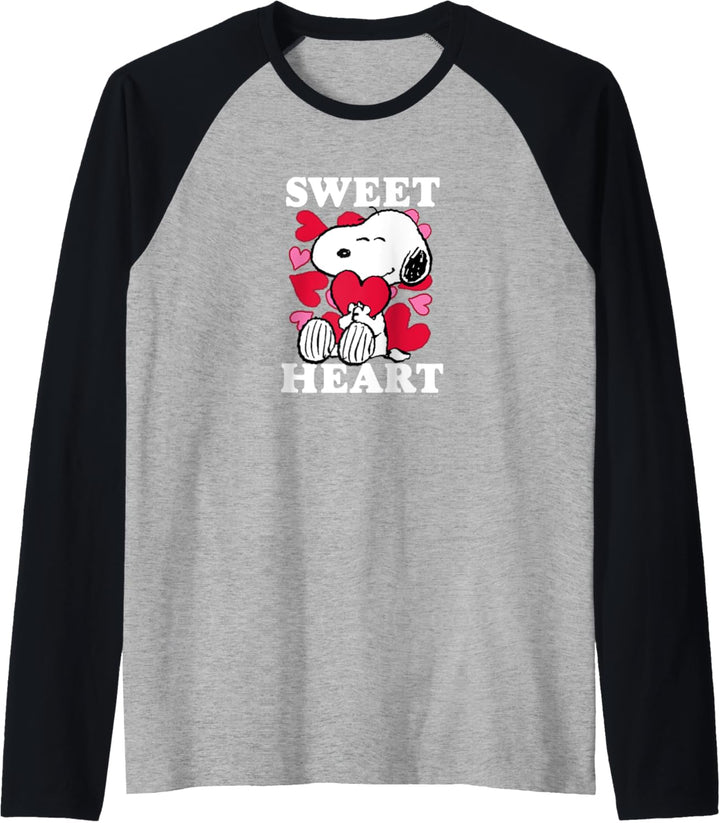 Peanuts - Valentines - Snoopy Sweet Heart Raglan