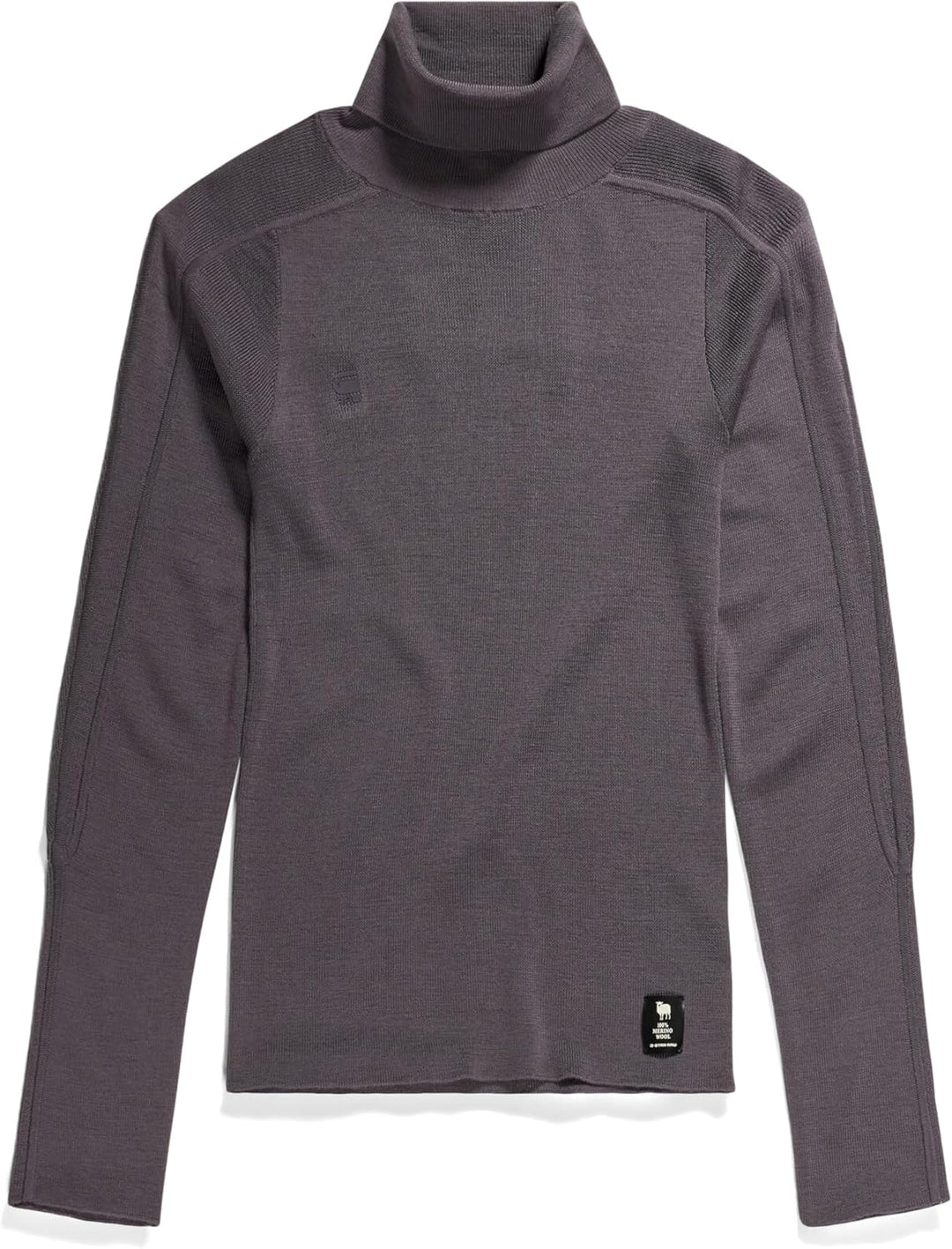 G-STAR RAW Damen Core Slim Turtle Knitted Pullover Knits XS Grau (Rabbit D23678-b692-g077), XS Grau