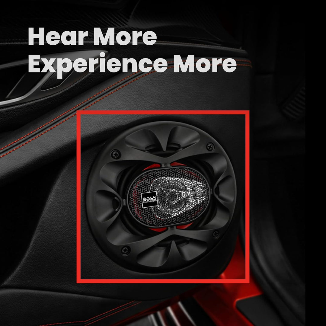 BOSS Audio CH4230 Chaos Extreme 4 Serie 3 Wege Lautsprecher 4 Rot, 4 Rot