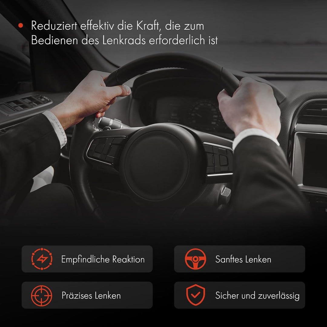 Frankberg Servopumpe Hydraulikpumpe Lenkung ohne Riemenscheiben für Fahrzeuge mit Klimaanlage Kompat