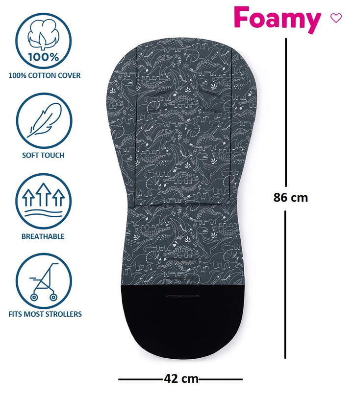 Petite&Mars Foamy memory foam liner * Sitzeinlage * Universal Sitzauflage für Kinderwagen, Buggy * A