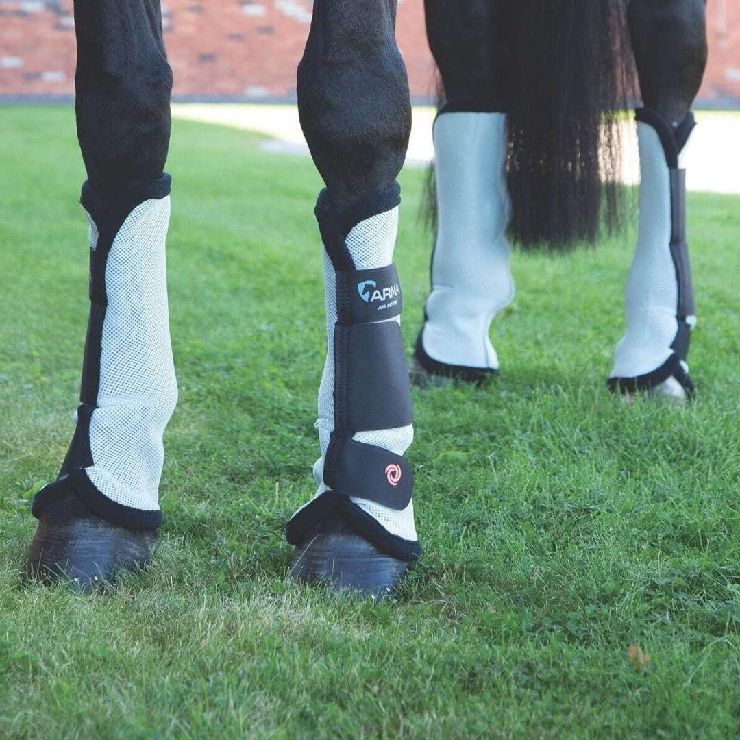 Shires Arma Fly Turnout Socken, Schwarz Schwarz Full, Schwarz Full