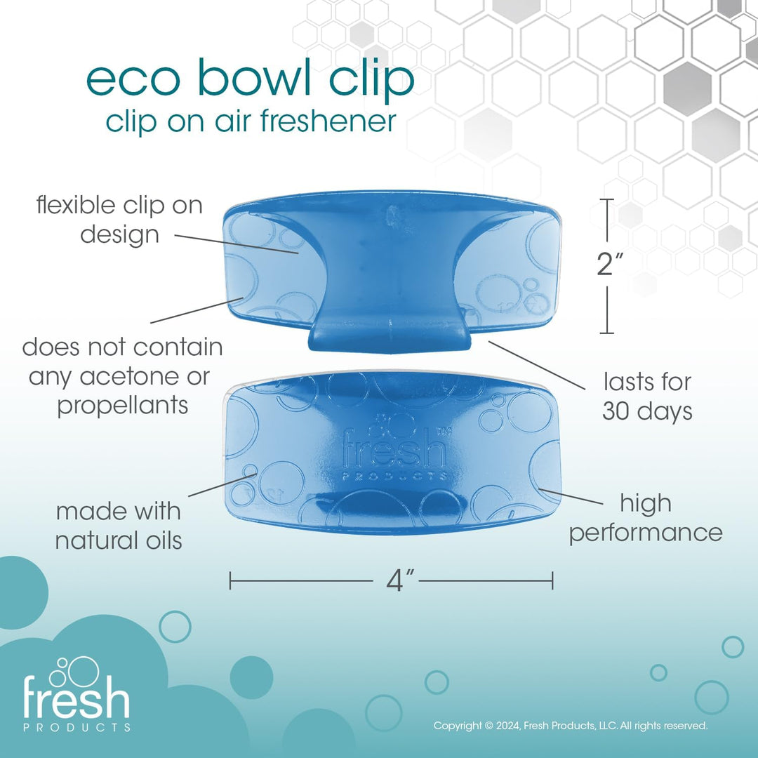 Fre-Pro by Fresh - Bowl Clip Lufterfrischer für Toiletten, Cotton Blossom, Box mit 12 Stück, Cotton
