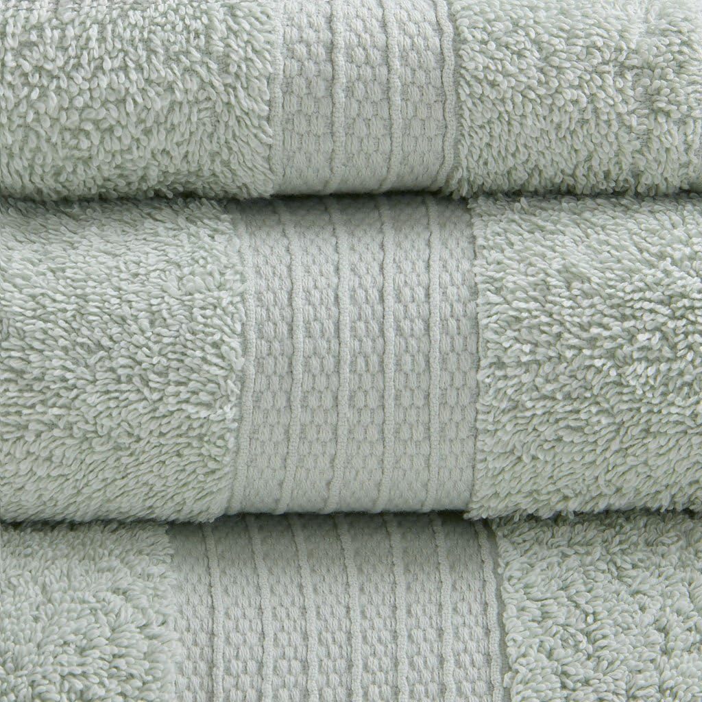 Madison Park Organic 100% Cotton Bathroom Towel Set Hotel-und Spa-Qualität, sehr saugfähig, schnell
