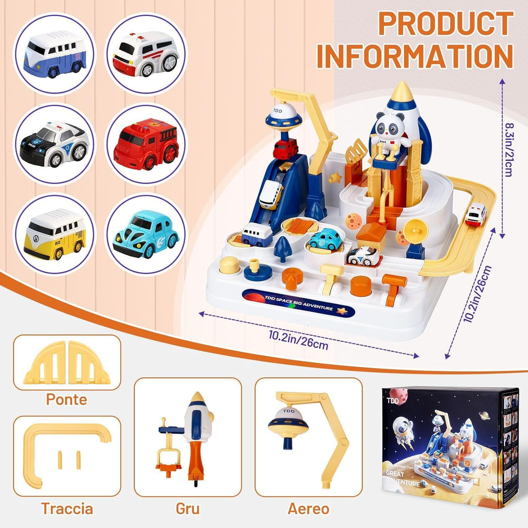 Auto Abenteuer Spielzeug,Kinder Spielzeugauto,Trackset,Montessori-Lernspielzeug,geeignet für Jungen