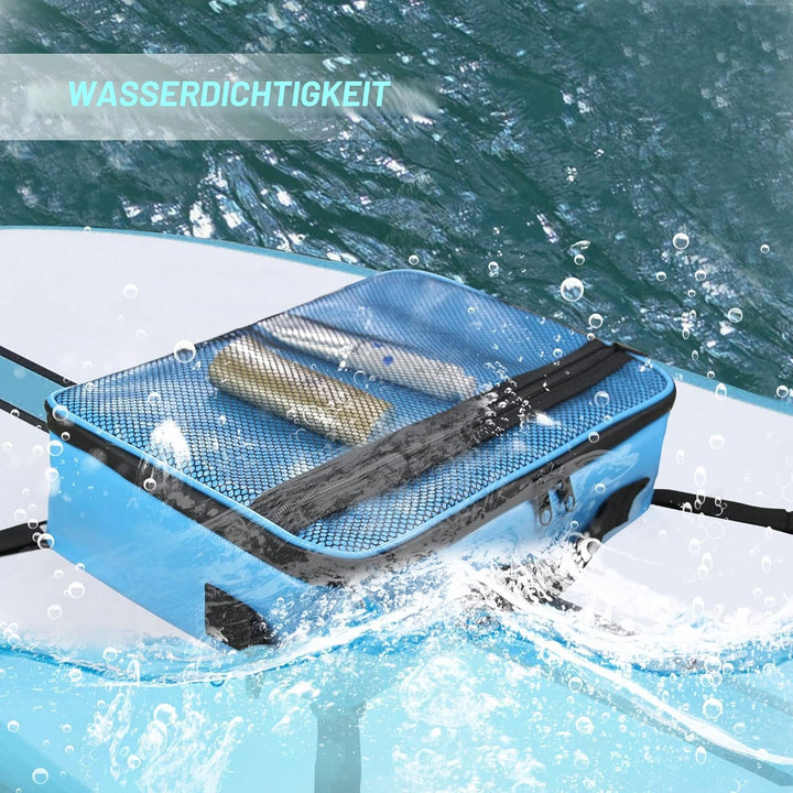 Sup Deck Kühltasche – Decktasche wasserdicht, Seitengriff, Schultergurt, Netztasche oben, Deckzubehö