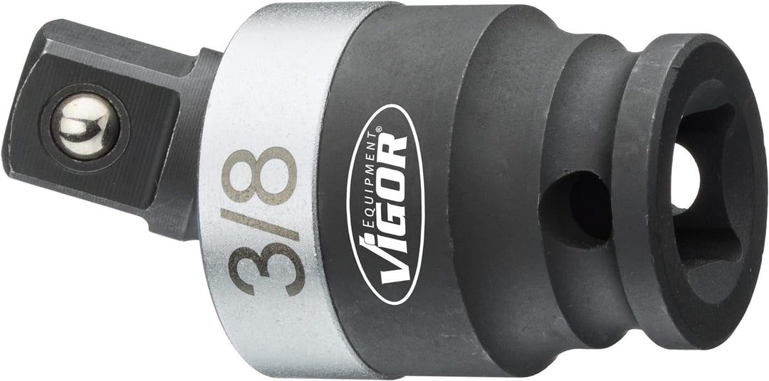 Vigor Kraft-Gelenk Satz (Vierkant 6,3 mm (1/4 Zoll), 10 mm (3/8 Zoll), 12,5 mm (1/2 Zoll), 25° Schwe
