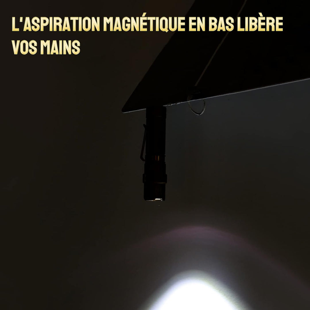 TrustFire Magnetische Taschenlampe MC5 EDC Taschenlampe 3300 Lumen LED wiederaufladbar Taschenlampe