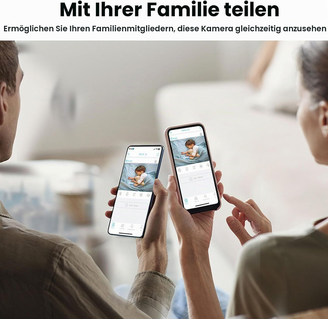 javiscam Mini Kamera,Kamera Überwachung aussen,4G Überwachungskamera, 2K Akku Überwachung Innen,Live