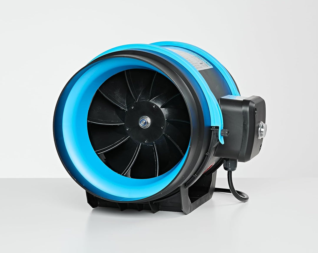 Schiller SF200 Silent 700/850 m³/h – Rohrventilator - 2 Geschwindigkeitsstufen - Grow - Zelt Box Ind