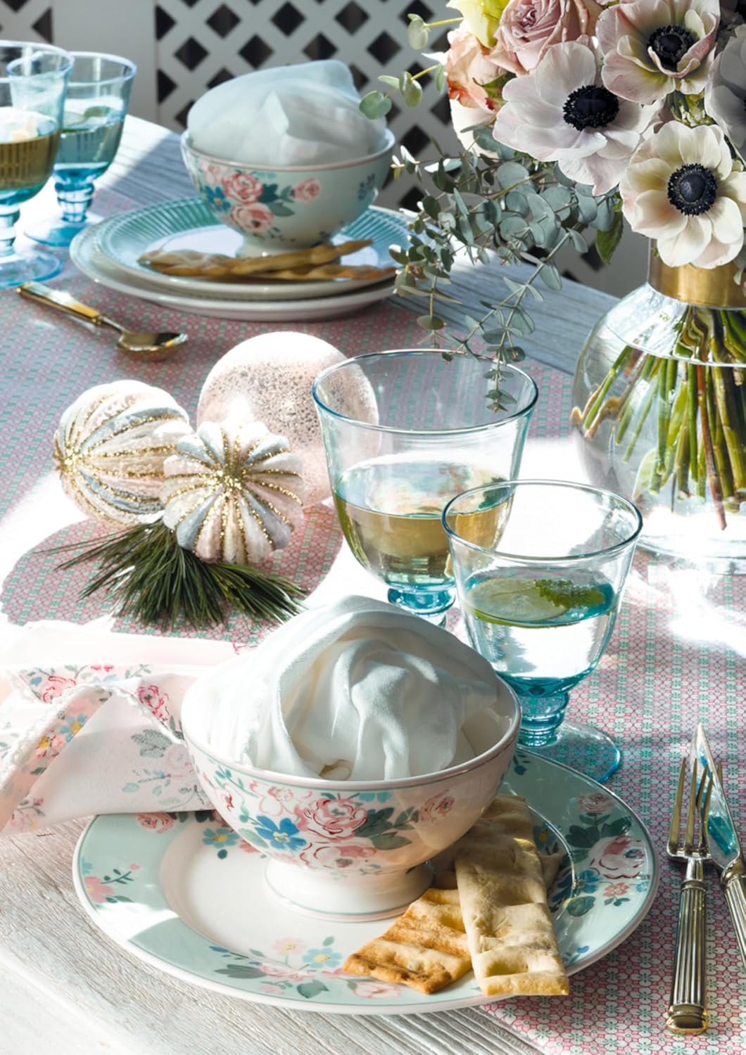 GreenGate Inge-Marie Suppenbowl Mint 0,5l