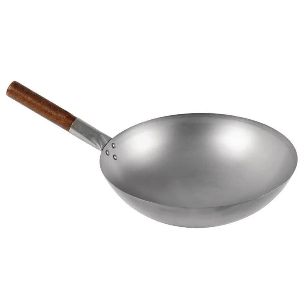 London Wok CT246 mit Rundem Boden, 19.5cm x 38cm
