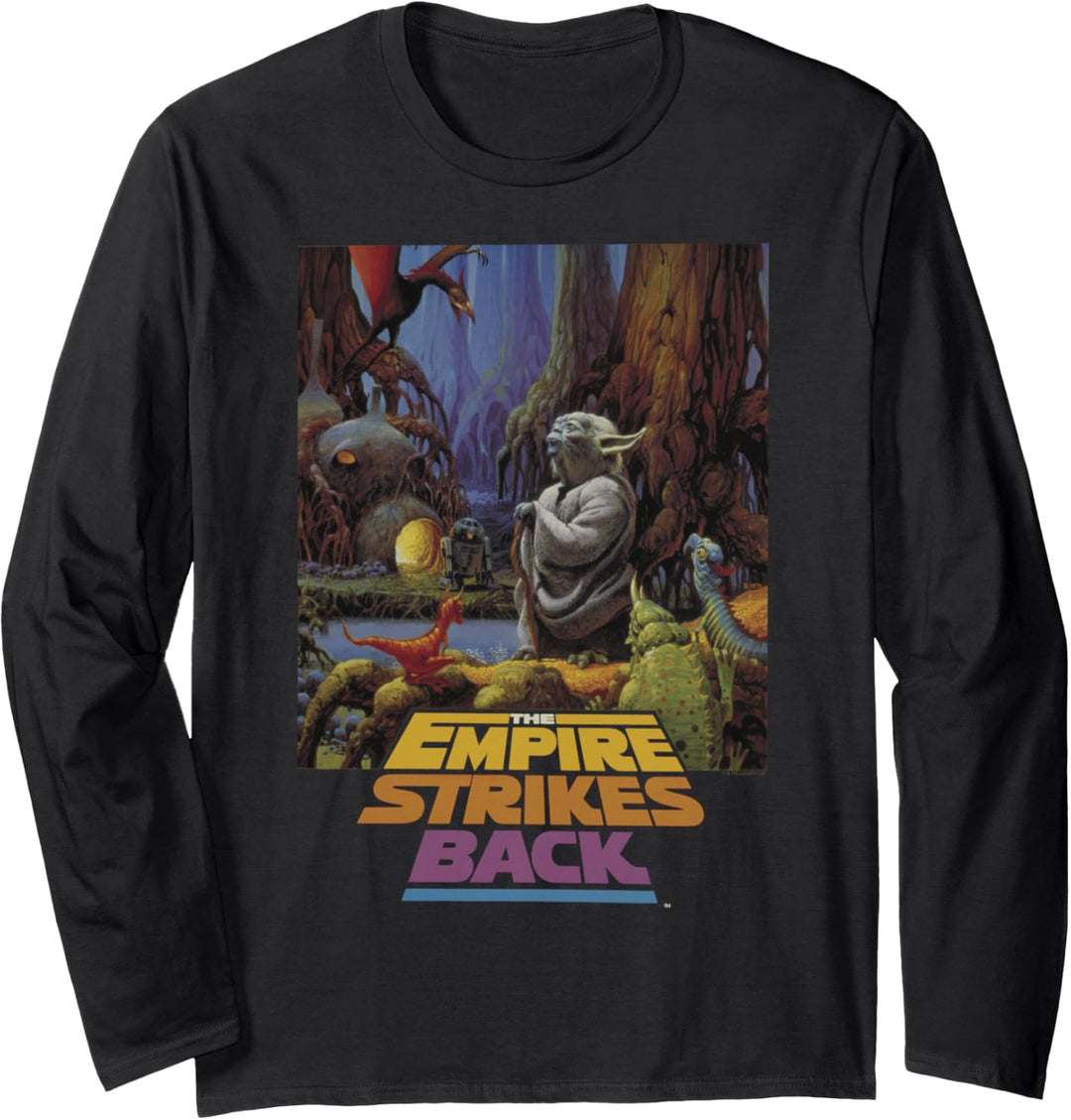 Star Wars: The Empire Strikes Back Yoda Portrait Langarmshirt