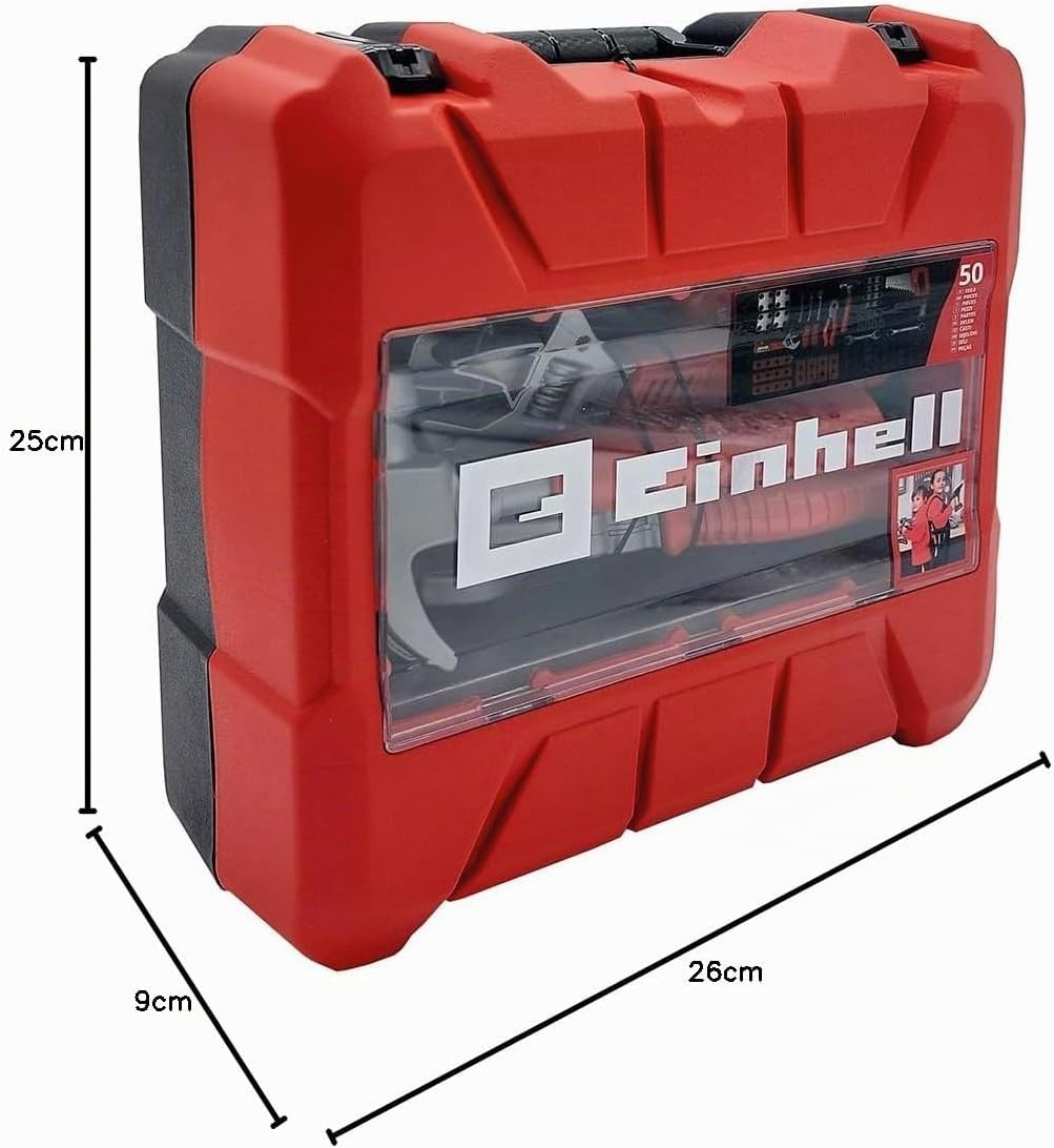 Einhell Kids Werkzeugkoffer 50-TLG, ca. 26x25x9 cm