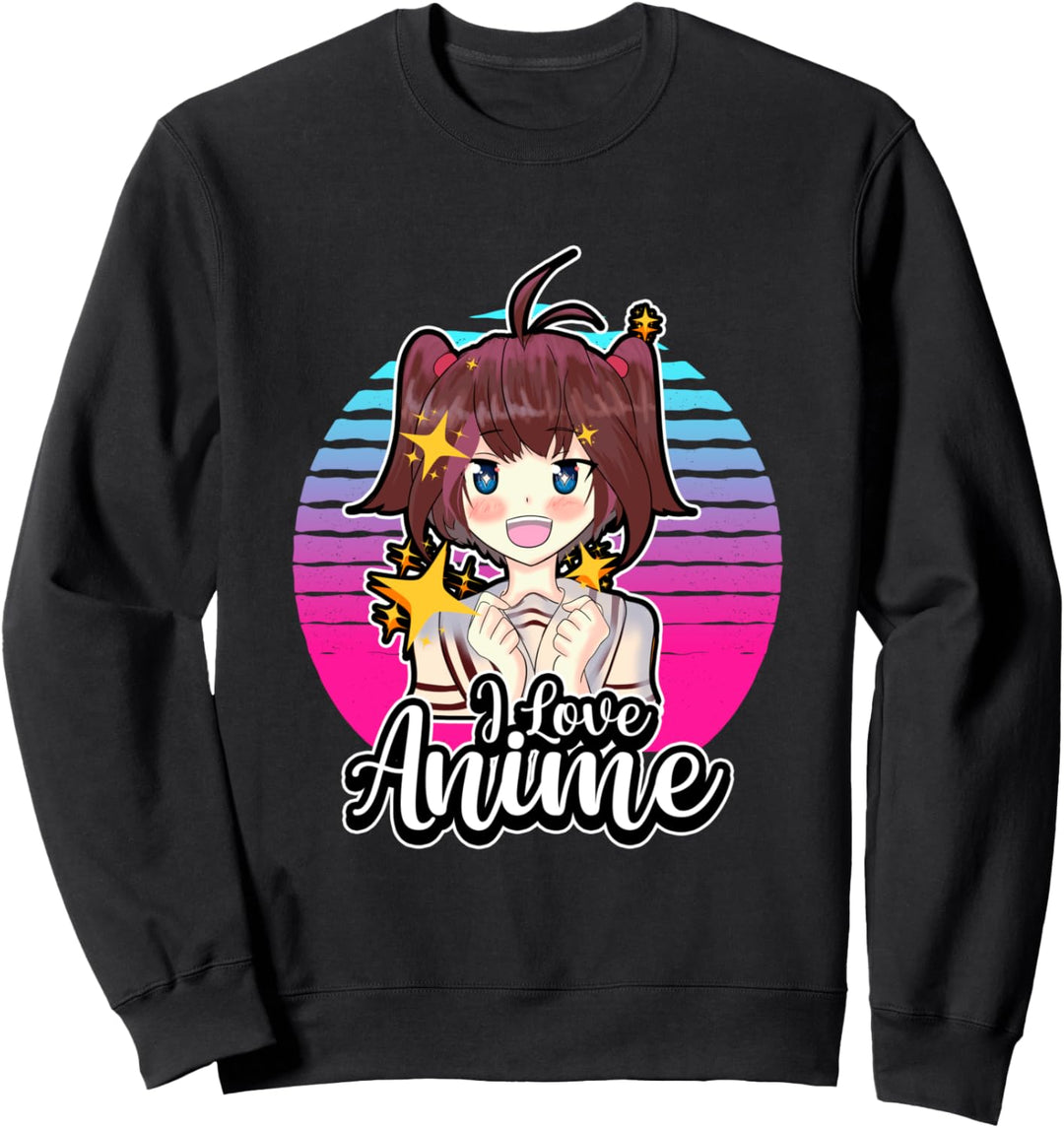 Lustig Ich liebe Anime Cosplay Otaku Cosplayer Animes Sweatshirt