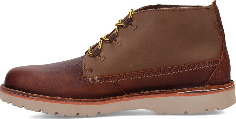 Clarks Herren Eastford Mid Stiefelette 41.5 EU Dunkelbraun Kombination, 41.5 EU Dunkelbraun Kombinat