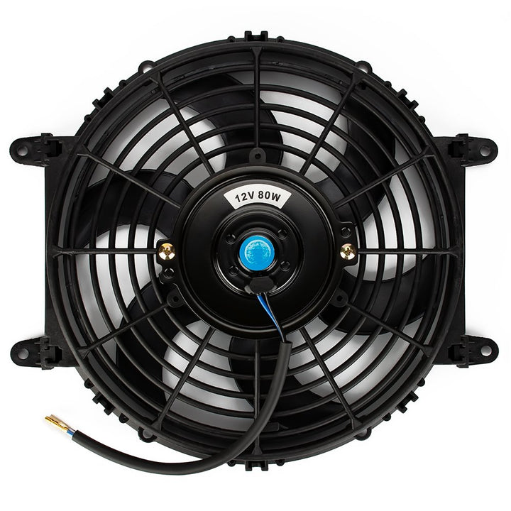 Jtron Universal Elektro Kühlerlüfter Slim Fan Push Pull Motorblatt FAN 12 V 80 Watt Montagesatz (10