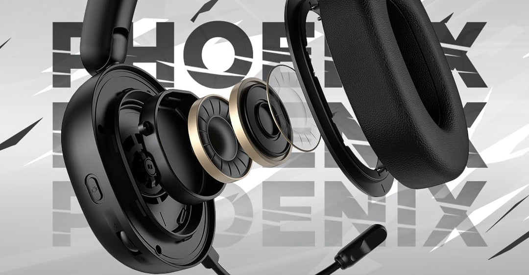 HATOR Phoenix 2 Wireless Gaming-Headset – 40mm Hi-Res Treiber, Hybrid ANC, Spatial Audio, Head Track