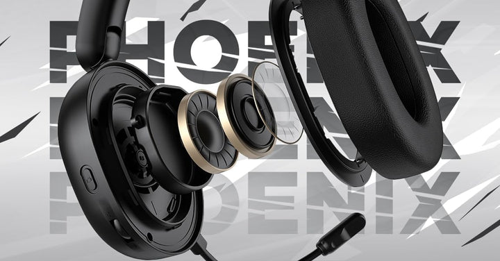 HATOR Phoenix 2 Wireless Gaming-Headset – 40mm Hi-Res Treiber, Hybrid ANC, Spatial Audio, Head Track