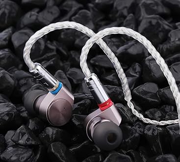 LINSOUL TINHIFI T2 HiFi 2DD Double Dynamic Drive in Ear Earphone Bass DJ Metal Headphones, 3.5 mm 2p