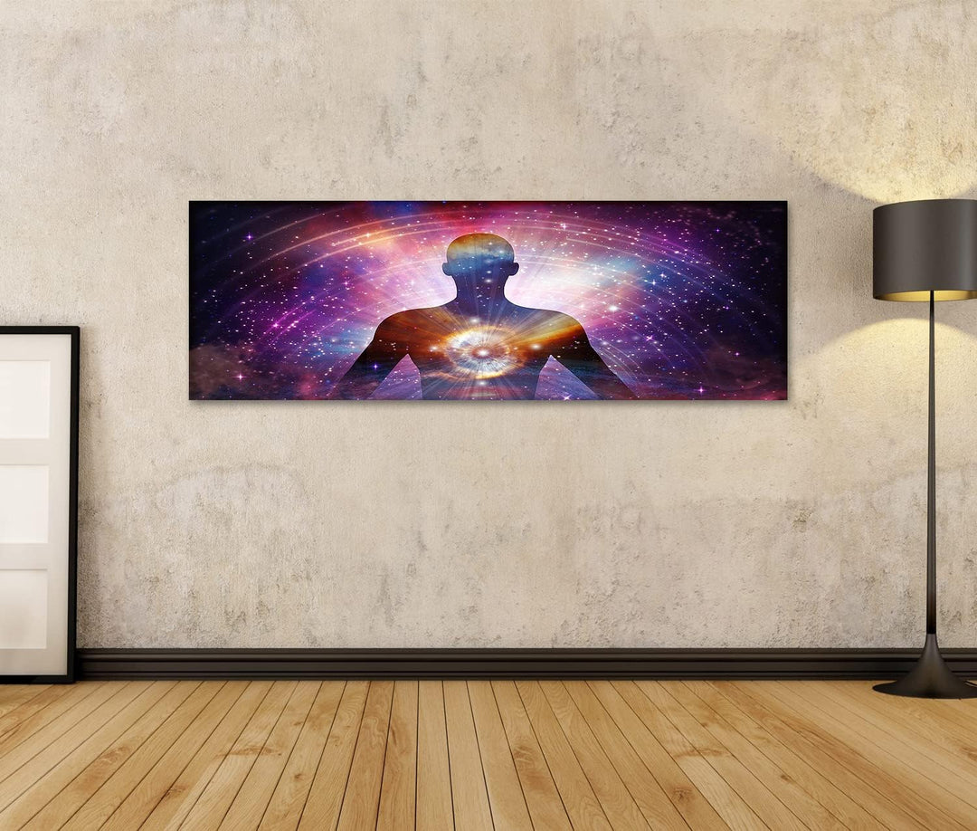 islandburner Bild auf Leinwand Konzept Des Erwachens Astralprojektion Seelenreise Spirituelle Reise