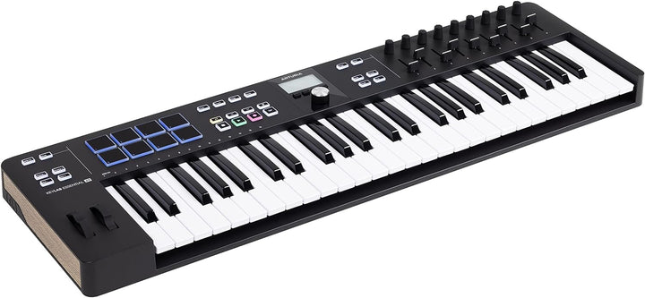 Arturia - KeyLab Essential 49 mk3 - MIDI Controller-Keyboard für die Musikproduktion - 49 Tasten, 9
