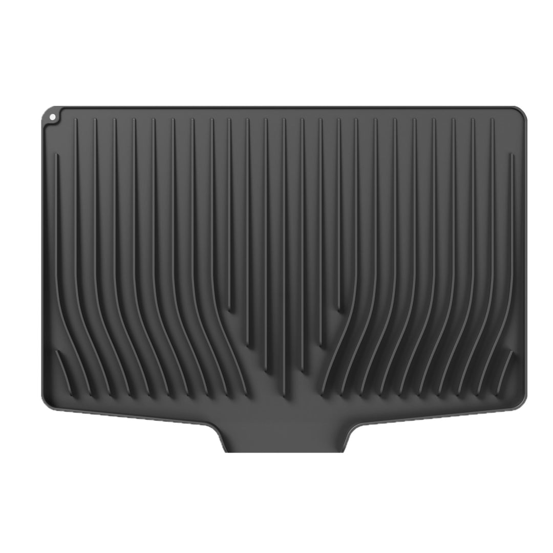 Premium Silikon Geschirr-Trockenmatte mit Gefälle-Design – Rutschfest, Hitzebeständig (bis 230°C), S