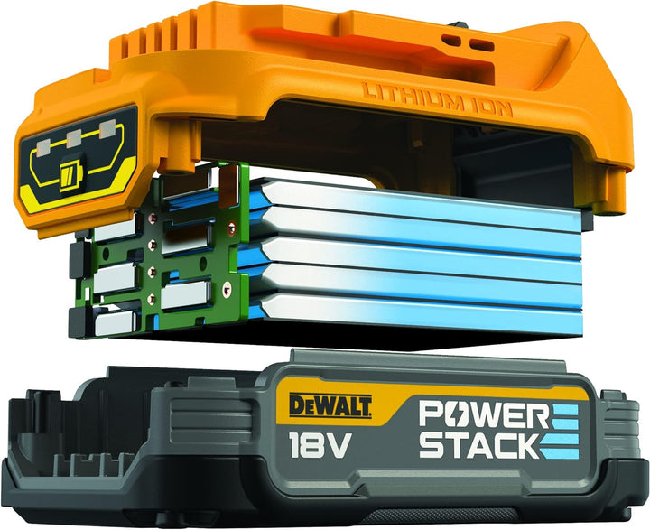 Dewalt 18 Volt Akku-Komobpack DCK2050E2T (mit 1x Schlagbohrschrauber DCD805, 1x ¼“ Schlagschrauber D