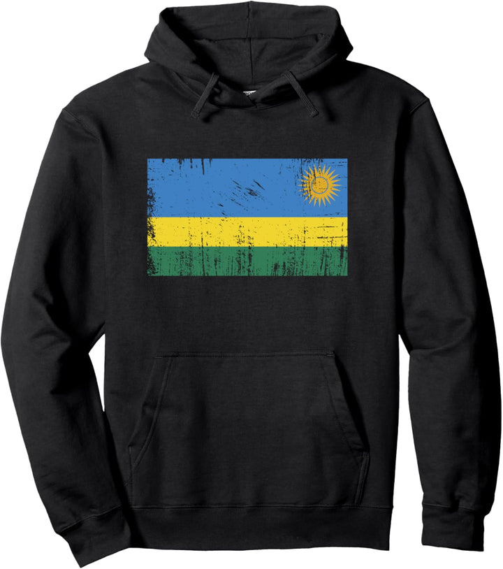 Rwanda-Flagge, Geschenk, Fussball-Fan, Sport, Erwachsene, Kinder Pullover Hoodie