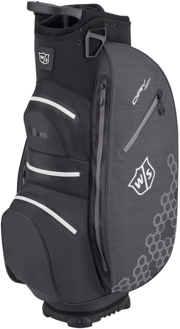 Wilson Herren W/S Dry Tech Ii Cart Bag Golftaschen Einheitsgrösse Schwarz, Einheitsgrösse Schwarz