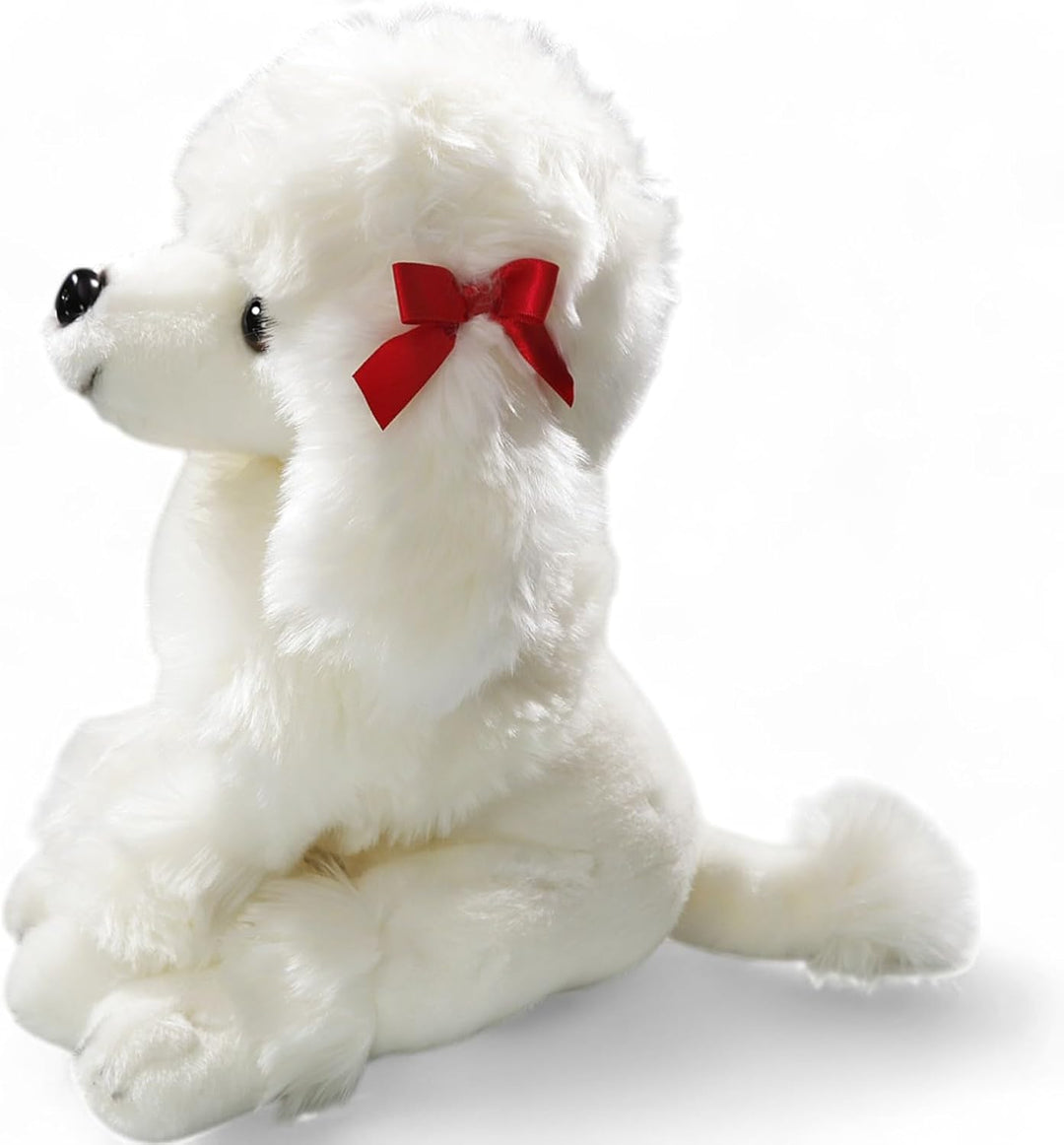 Carl Dick Pudel sitzend weiss, Hund, Plüschtier, Kuscheltier ca. 28cm 3501 P - Weiss, P - Weiss