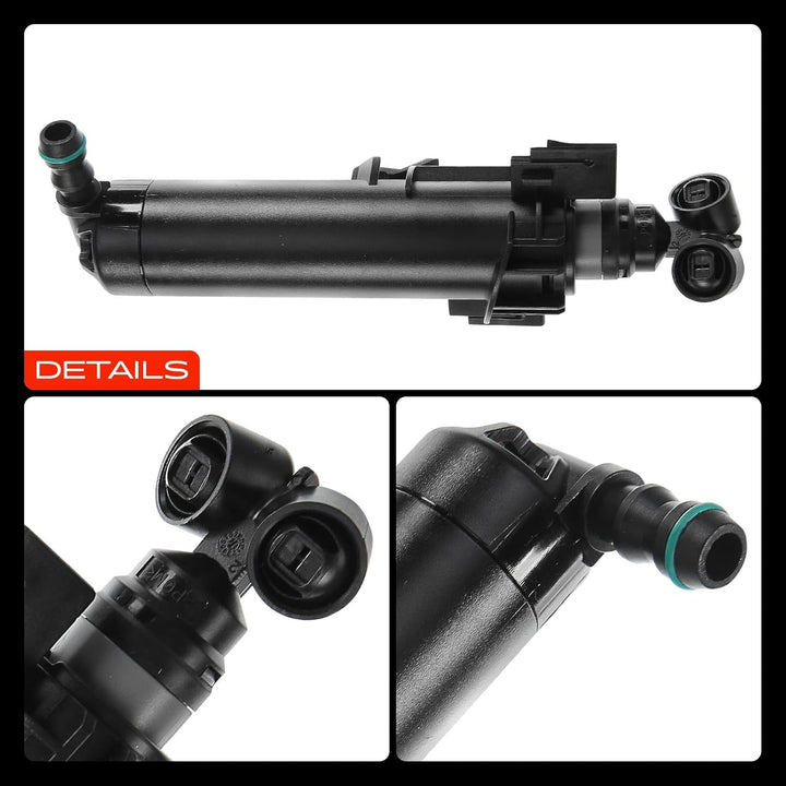 2x Scheinwerferreinigung Waschwasserdüse Links Rechts für A5 8T3 2007-2011 8T0955101B