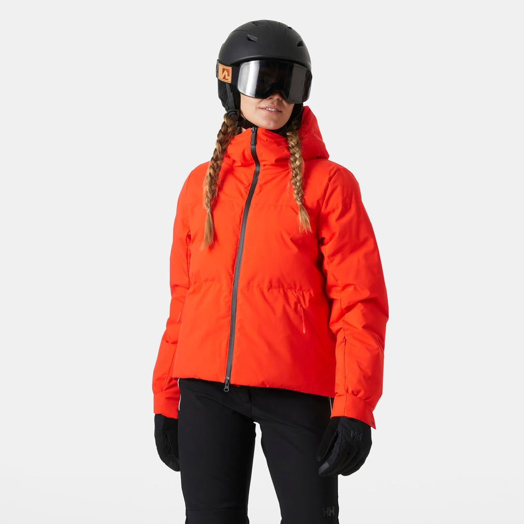 Helly Hansen Damen Nora Kurze Puffy Skijacke XL 147 CHERRY TOMATO, XL 147 CHERRY TOMATO