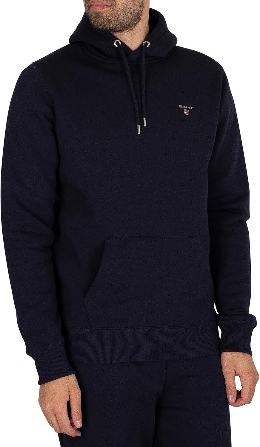 GANT Herren Original Sweat Hoodie ORIGINAL Kapuzenpullover Evening Blue M, Evening Blue M