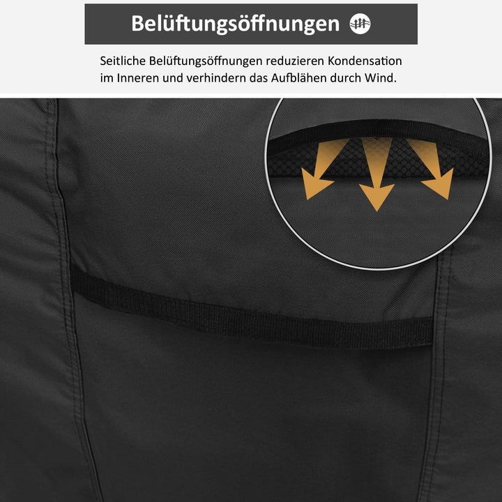 Dokon Abdeckung für Gartenmöbel Winterfest Gartentisch Schutzhülle Outdoor | 420D Oxford, Wasserdich